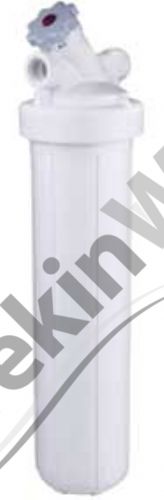 Pentek 20in Housing, Big White with Bypass, 1in NPT Ports, 655107